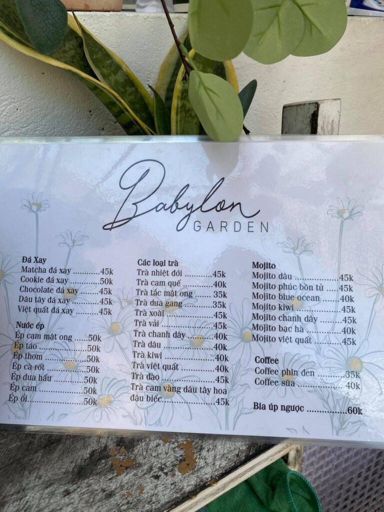 Babylon Garden Cafe