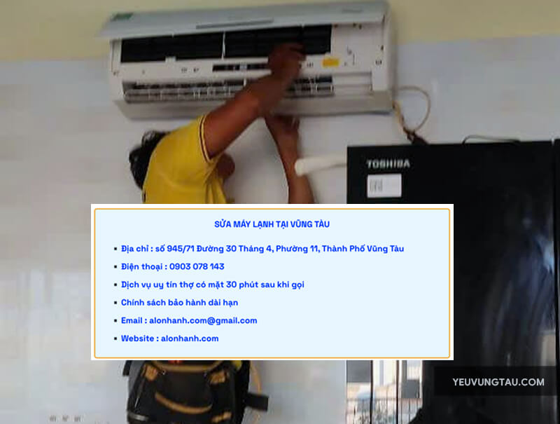 Alo nhanh - cung cấp dịch vụ sửa máy lạnh tận nhà ở Vũng Tàu